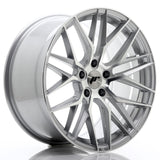 Cerchio in Lega JAPAN RACING JR28 19x9.5 ET35 5x120 Silver Machined Face