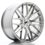 Cerchio in Lega JAPAN RACING JR28 19x9.5 ET20-40 5H con foratura su misura Silver Machined Face