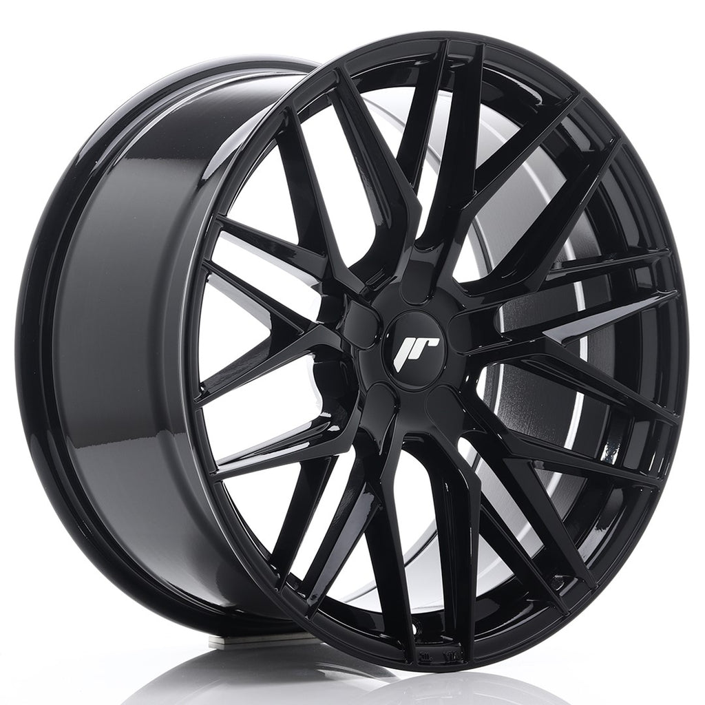 Cerchio in Lega JAPAN RACING JR28 19x9.5 ET20-40 5H con foratura su misura Gloss Black