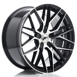 Cerchio in Lega JAPAN RACING JR28 19x9,5 ET40 5x112 Gloss Black Machined