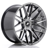 Cerchio in Lega JAPAN RACING JR28 19x10.5 ET20-40 5H con foratura su misura Hyper Black