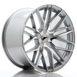 Cerchio in Lega JAPAN RACING JR28 19x10.5 ET20-40 5H con foratura su misura Silver Machined Face