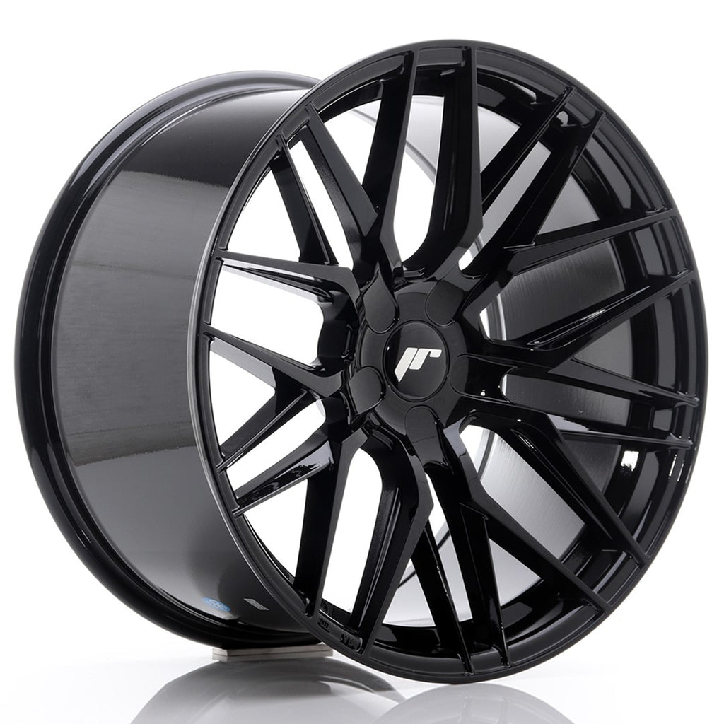 Cerchio in Lega JAPAN RACING JR28 19x10,5 ET20-40 5H con foratura su misura Gloss Black