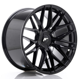 Cerchio in Lega JAPAN RACING JR28 19x10,5 ET20-40 5H con foratura su misura Gloss Black
