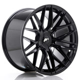 Cerchio in Lega JAPAN RACING JR28 19x10.5 ET20-40 5H con foratura su misura Gloss Black