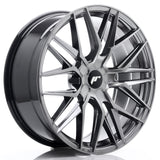 Cerchio in Lega JAPAN RACING JR28 20x8.5 ET20-40 5H con foratura su misura Hyper Black