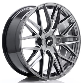 Cerchio in Lega JAPAN RACING JR28 20x8,5 ET20-40 5H con foratura su misura Hyper Black