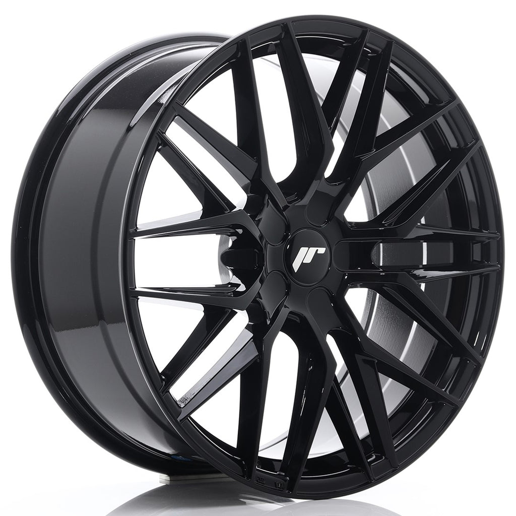 Cerchio in Lega JAPAN RACING JR28 20x8.5 ET20-40 5H con foratura su misura Gloss Black