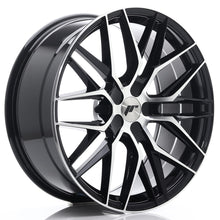 Load image into Gallery viewer, Cerchio in Lega JAPAN RACING JR28 20x8,5 ET20-40 5H con foratura su misura Gloss Black Machined Face