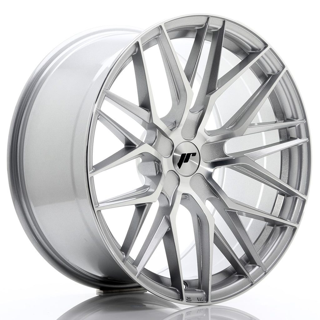 Cerchio in Lega JAPAN RACING JR28 20x10 ET20-40 5H con foratura su misura Silver Machined Face