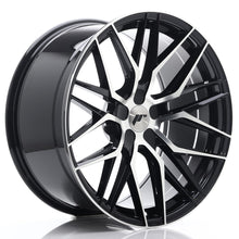 Carica l&#39;immagine nel visualizzatore di Gallery, Cerchio in Lega JAPAN RACING JR28 20x10 ET20-40 5H con foratura su misura Gloss Black Machined Face