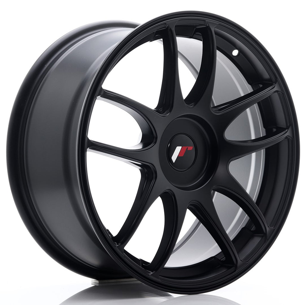 Cerchio in Lega JAPAN RACING JR29 18x8.5 ET20-48 con foratura su misura Matt Black