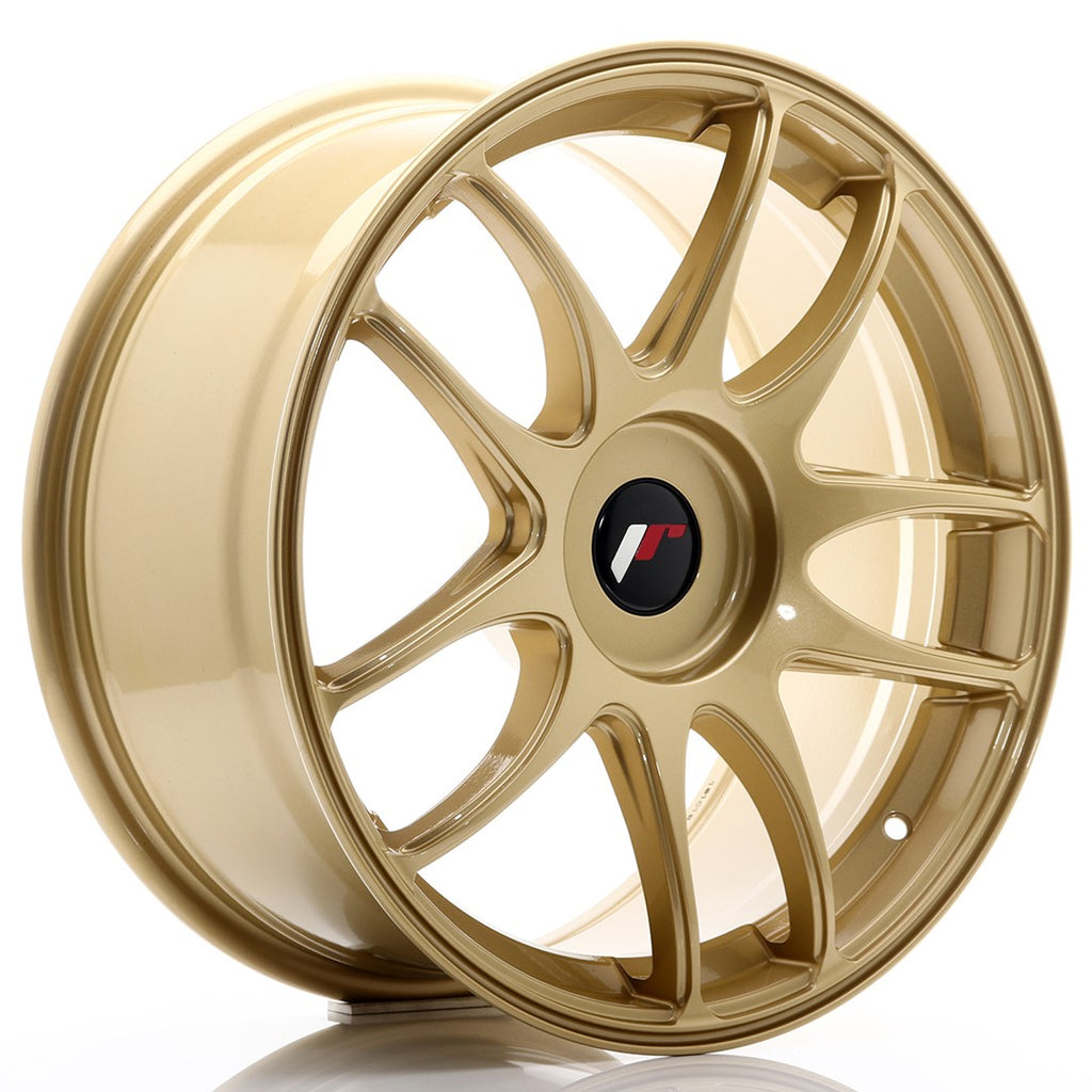 Cerchio in Lega JAPAN RACING JR29 18x8.5 ET20-48 con foratura su misura Gold