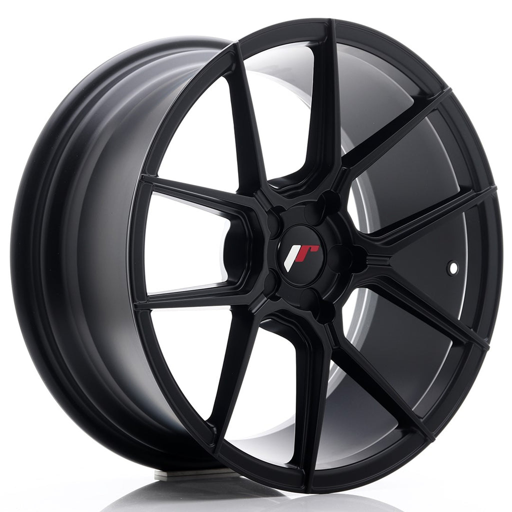 Cerchio in Lega JAPAN RACING JR30 18x8.5 ET20-40 5H con foratura su misura Matt Black