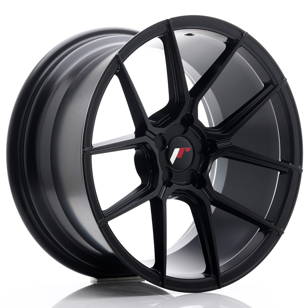 Cerchio in Lega JAPAN RACING JR30 18x9.5 ET20-40 5H con foratura su misura Matt Black