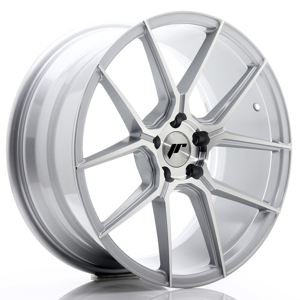 Cerchio in Lega JAPAN RACING JR30 19x8.5 ET40 5x112 Silver Machined Face