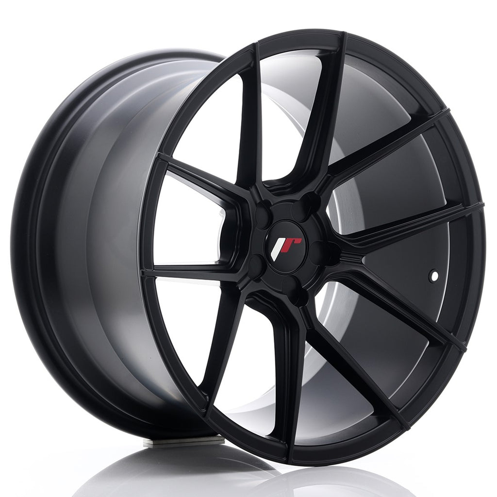 Cerchio in Lega JAPAN RACING JR30 19x11 ET15-40 5H con foratura su misura Matt Black