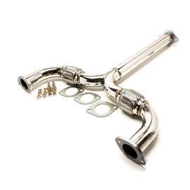 Downpipe a Sezione a Y SK-Import Nissan 350Z Z33 Acciaio Inox