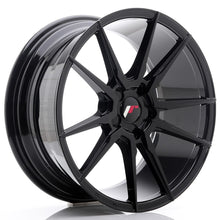 Load image into Gallery viewer, Cerchio in Lega JAPAN RACING JR21 18x8.5 ET40 5H con foratura su misura Glossy Black