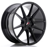 Cerchio in Lega JAPAN RACING JR21 18x8.5 ET40 5H con foratura su misura Glossy Black