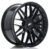 Cerchio in Lega JAPAN RACING JR28 18x8.5 ET40 5H con foratura su misura Gloss Black