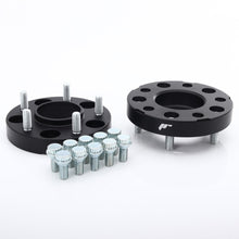 Load image into Gallery viewer, Coppia Distanziali Ruota Japan Racing JRWA1 15mm 5x112 CB 57,1 Neri (M14x1,5)