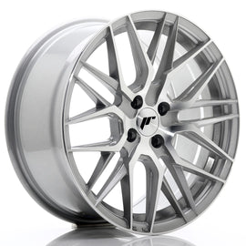 Cerchio in Lega JAPAN RACING JR28 17x8 ET40 4x100 Silver Machined Face