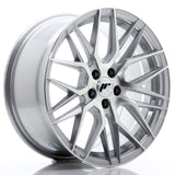 Cerchio in Lega JAPAN RACING JR28 17x8 ET35 5x100 Silver Machined Face