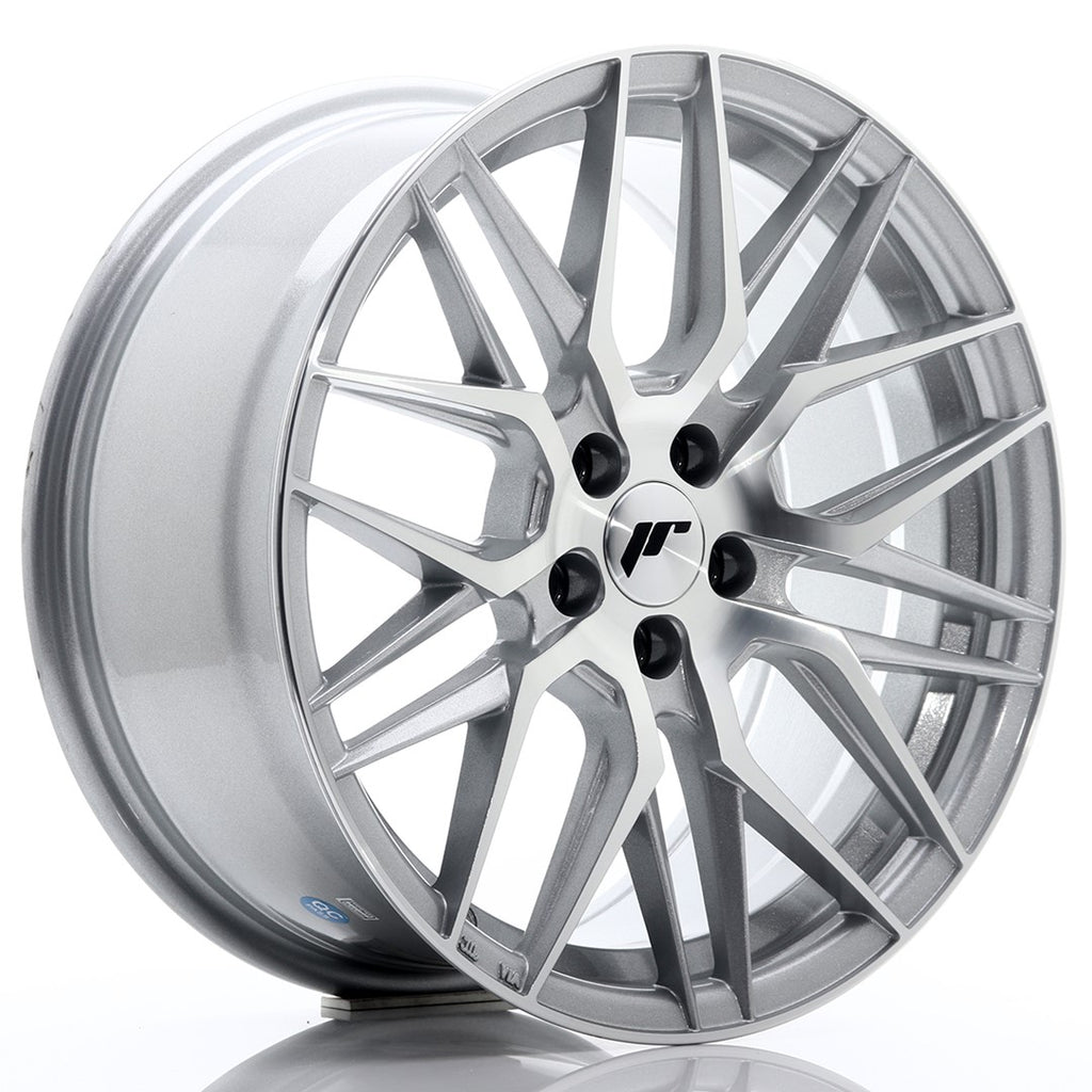 Cerchio in Lega JAPAN RACING JR28 17x8 ET40 5x112 Silver Machined Face