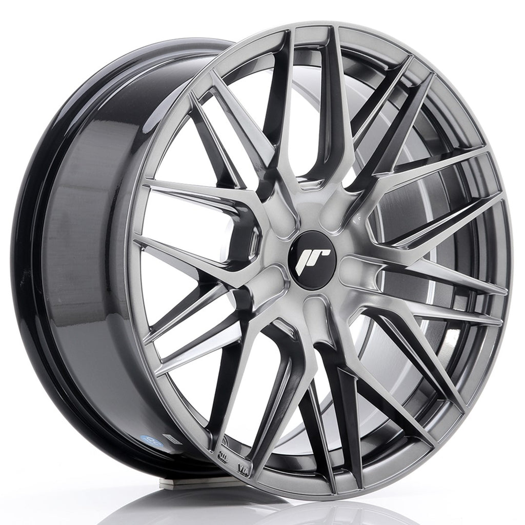 Cerchio in Lega JAPAN RACING JR28 17x8 ET25-40 con foratura su misura Hyper Black