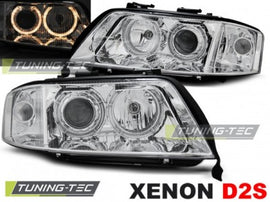 Fari Anteriori XENON ANGEL EYES CHROME per AUDI A6 06.01-05.04