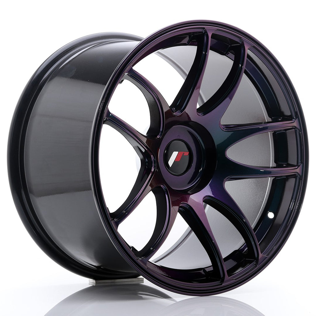 Cerchio in Lega JAPAN RACING JR29 18x10.5 ET25-28 con foratura su misura Magic Purple