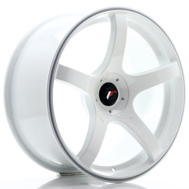 Cerchio in Lega JAPAN RACING JR32 18x8.5 ET20-38 5H con foratura su misura White