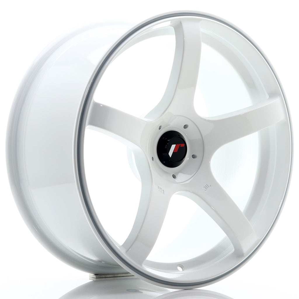 Cerchio in Lega JAPAN RACING JR32 18x8,5 ET20-38 5H con foratura su misura White