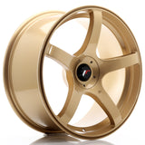 Cerchio in Lega JAPAN RACING JR32 18x8.5 ET20-38 5H con foratura su misura Gold