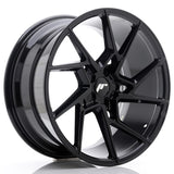 Cerchio in Lega JAPAN RACING JR33 19x9.5 ET20-45 5H con foratura su misura Gloss Black