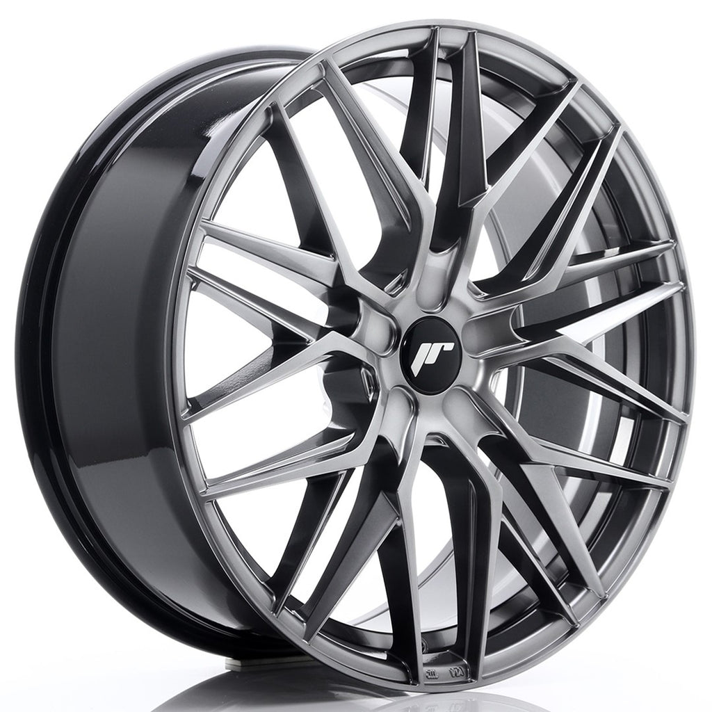 Cerchio in Lega JAPAN RACING JR28 21x9 ET15-45 5H con foratura su misura Hyper Black