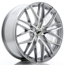 Load image into Gallery viewer, Cerchio in Lega JAPAN RACING JR28 21x9 ET15-45 5H con foratura su misura Silver Machined Face