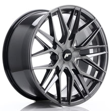 Load image into Gallery viewer, Cerchio in Lega JAPAN RACING JR28 21x10,5 ET15-55 5H con foratura su misura Hyper Black