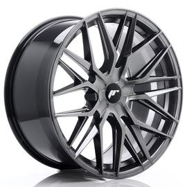 Cerchio in Lega JAPAN RACING JR28 21x10,5 ET15-55 5H con foratura su misura Hyper Black