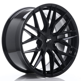 Cerchio in Lega JAPAN RACING JR28 21x10,5 ET15-55 5H con foratura su misura Gloss Black
