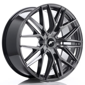 Cerchio in Lega JAPAN RACING JR28 22x9 ET30-45 5H con foratura su misura Hyper Black