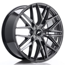 Load image into Gallery viewer, Cerchio in Lega JAPAN RACING JR28 22x9 ET30-45 5H con foratura su misura Hyper Black