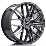 Cerchio in Lega JAPAN RACING JR28 22x9 ET30-45 5H con foratura su misura Hyper Black