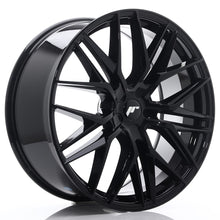Load image into Gallery viewer, Cerchio in Lega JAPAN RACING JR28 22x9 ET30-45 5H con foratura su misura Gloss Black
