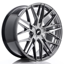 Cerchio in Lega JAPAN RACING JR28 22x10.5 ET15-50 5H con foratura su misura Hyper Black