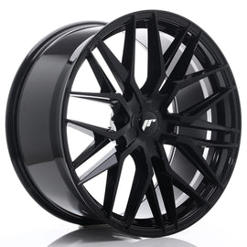 Cerchio in Lega JAPAN RACING JR28 22x10.5 ET15-50 5H con foratura su misura Gloss Black