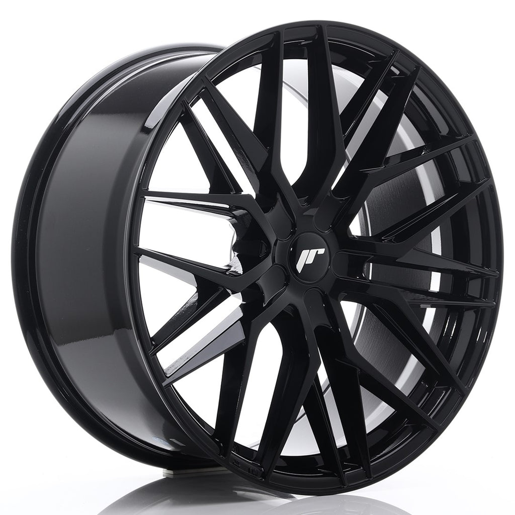 Cerchio in Lega JAPAN RACING JR28 22x10,5 ET15-50 5H con foratura su misura Gloss Black
