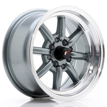 Load image into Gallery viewer, Cerchio in Lega JAPAN RACING JR19 14x7 ET0 4x100/114 Gun Metal w/ Machined Lip