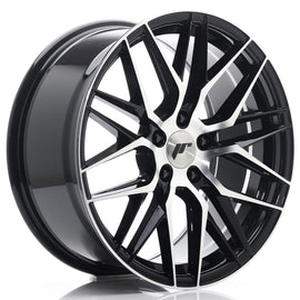 Cerchio in Lega JAPAN RACING JR28 18x8,5 ET40 5x112 Gloss Black Machined Face